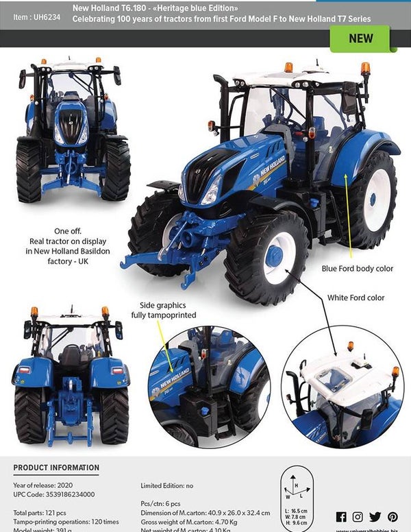 New Holland T Heritage Blue Ed