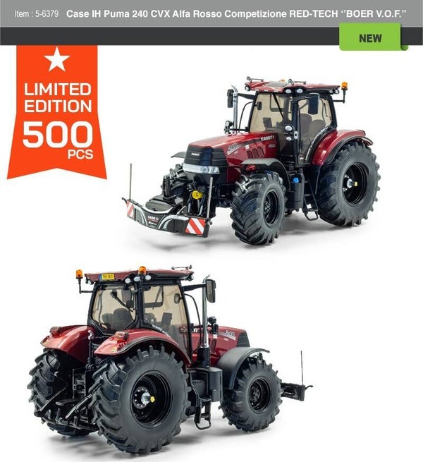 CIH Puma 240 CVX Alfa Rosso ""Den Boer""  1:32