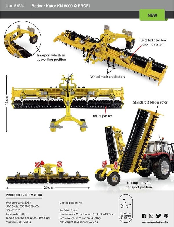 Bednar Kator KN 8000 Q Profi  1;32