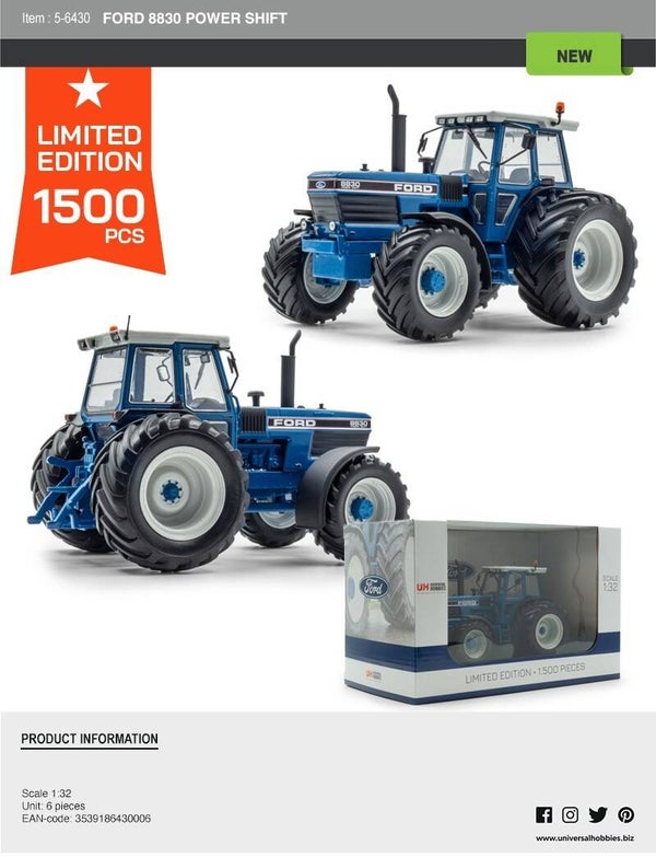 Ford 8830 Power Shift  1:32