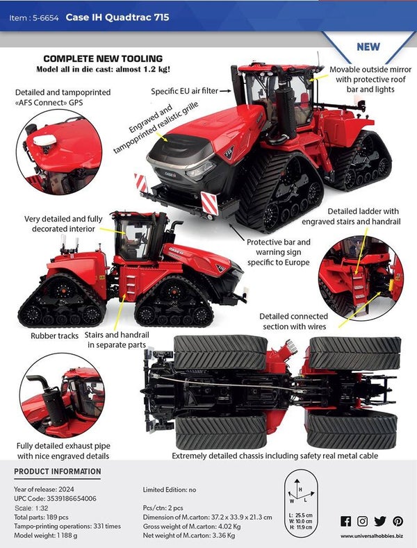 Case IH Steiger 715 Quadtrack  1;32