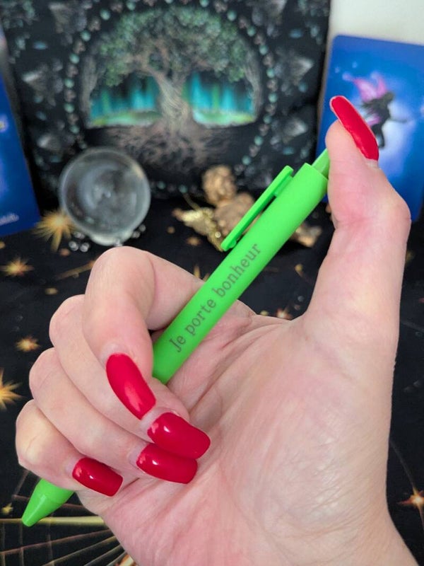 Stylo porte bonheur