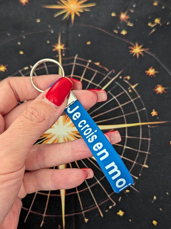 Porte clés "je crois en moi"