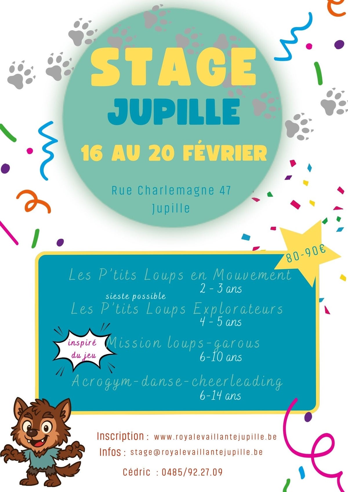 Nos stages | Royale Vaillante Jupille