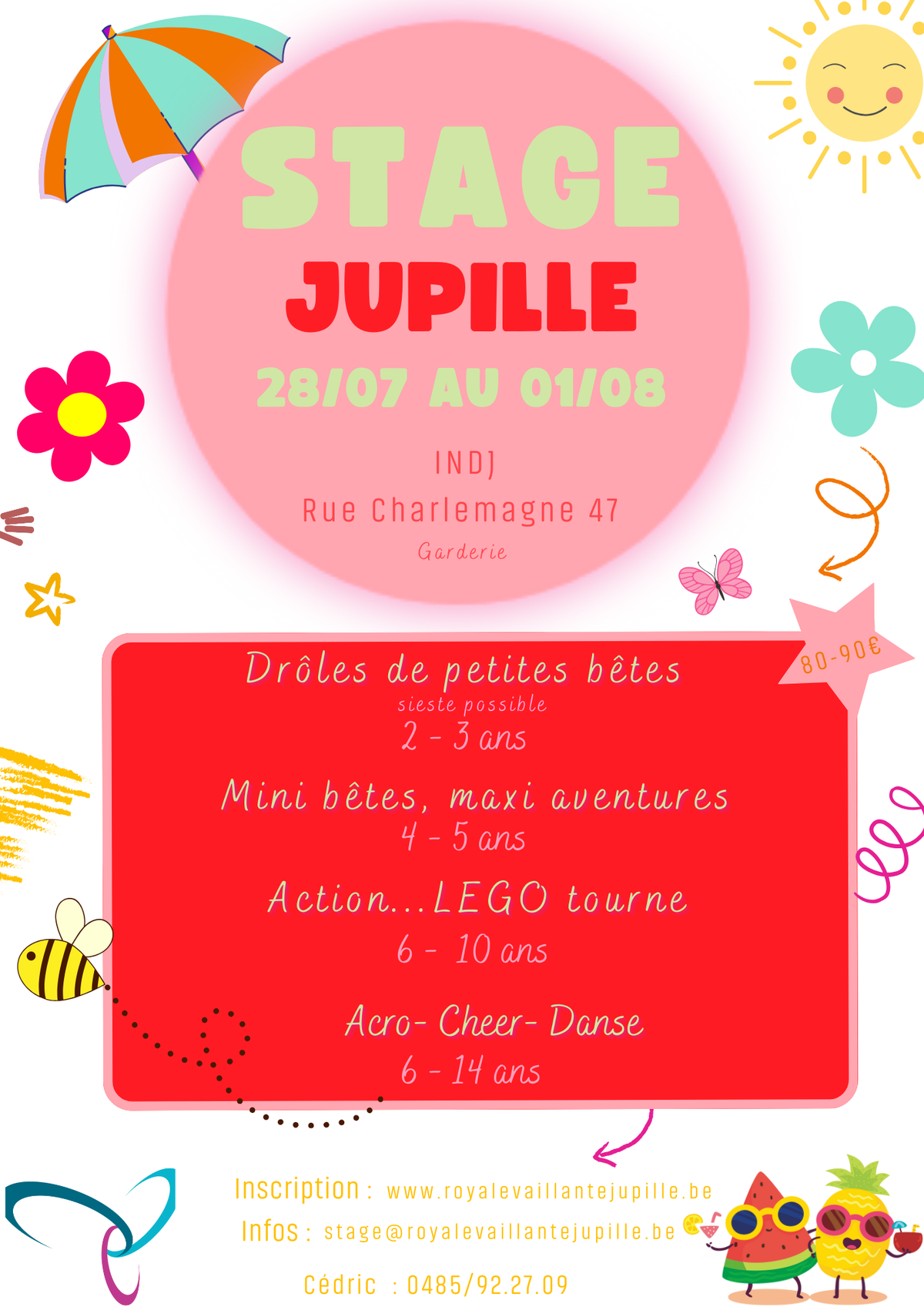 Nos stages | Royale Vaillante Jupille