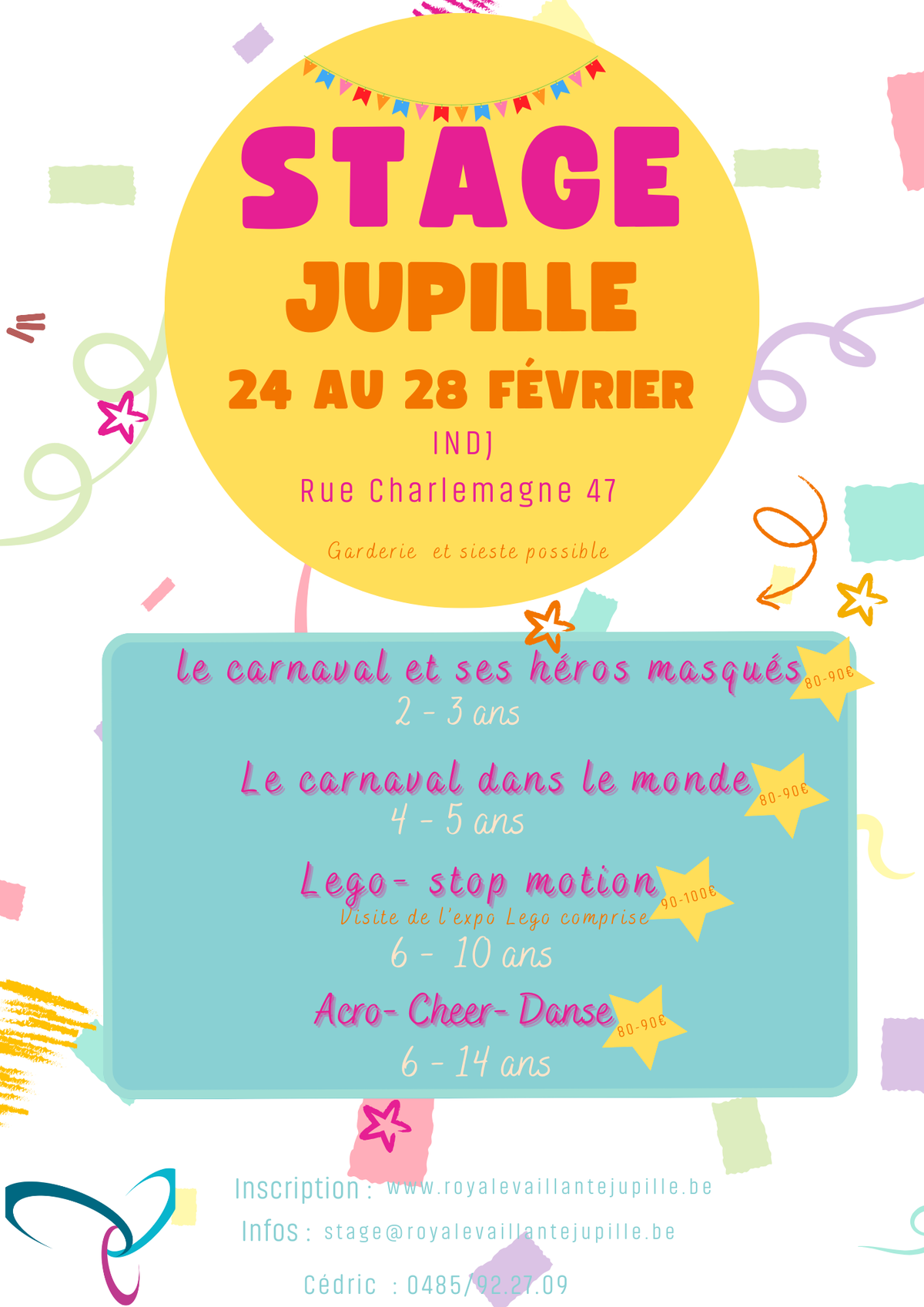 Nos stages | Royale Vaillante Jupille