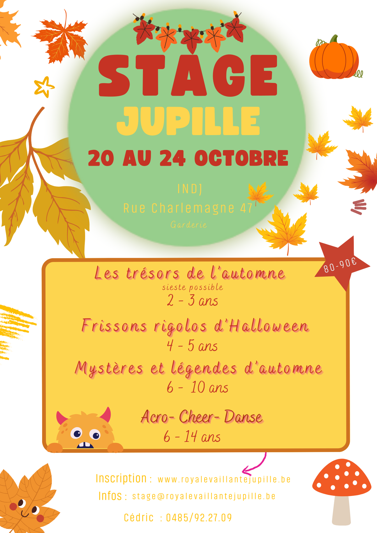 Nos stages | Royale Vaillante Jupille