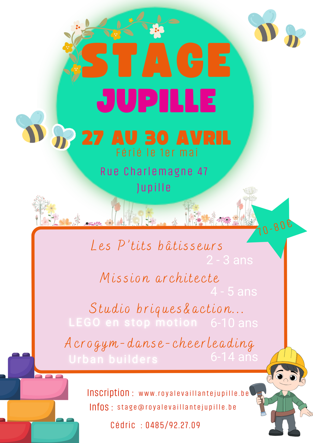 Nos stages | Royale Vaillante Jupille