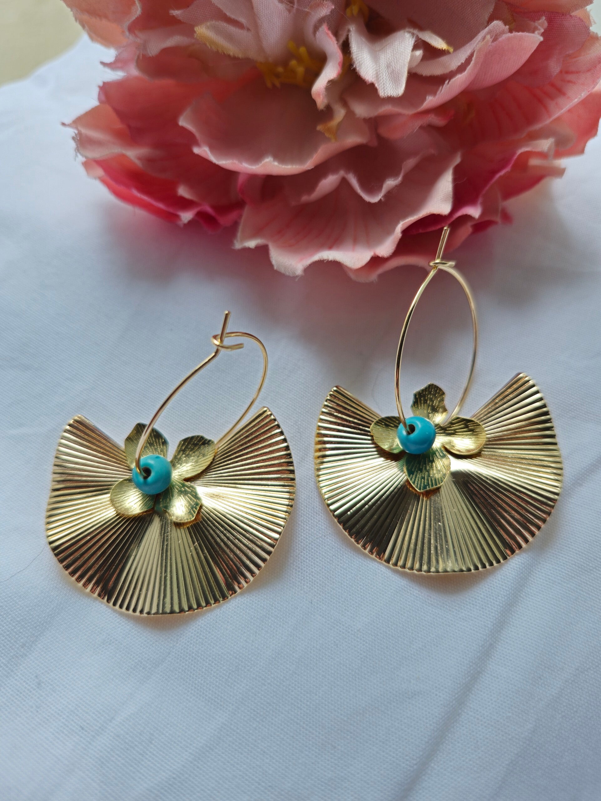 Boucles d'oreilles Eglantine