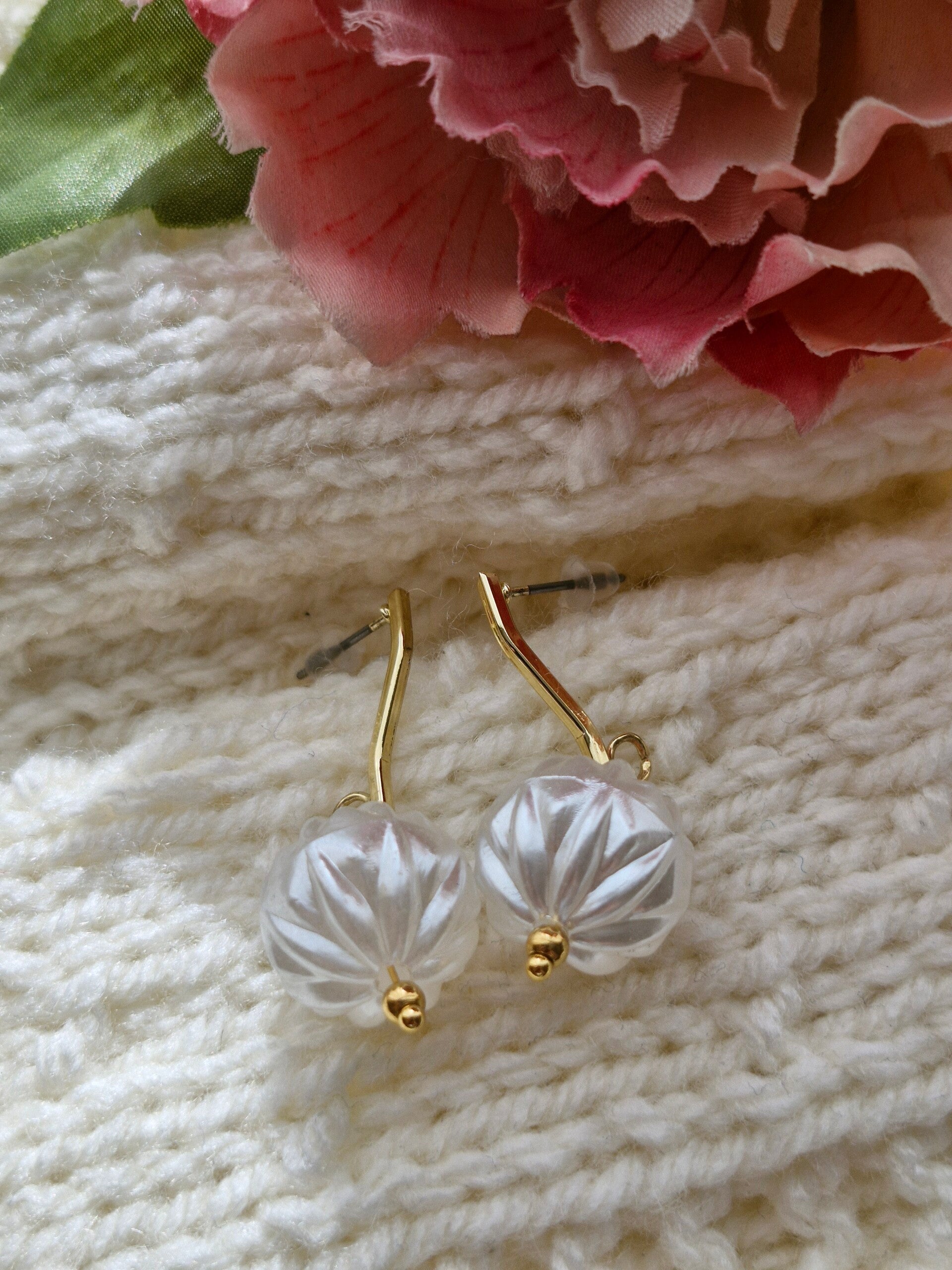 Boucles d'oreilles Neige