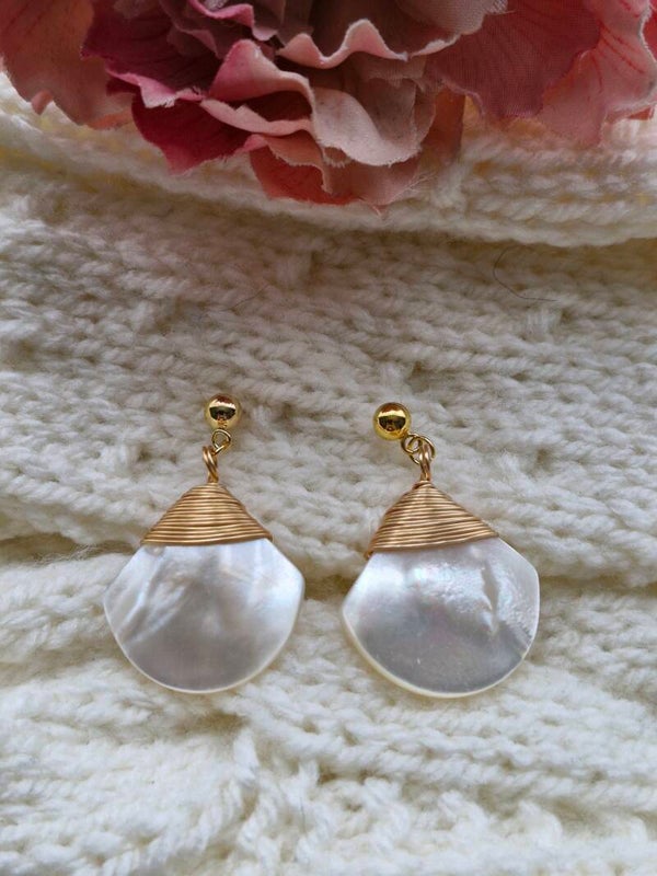 Boucles d'oreilles Nacre
