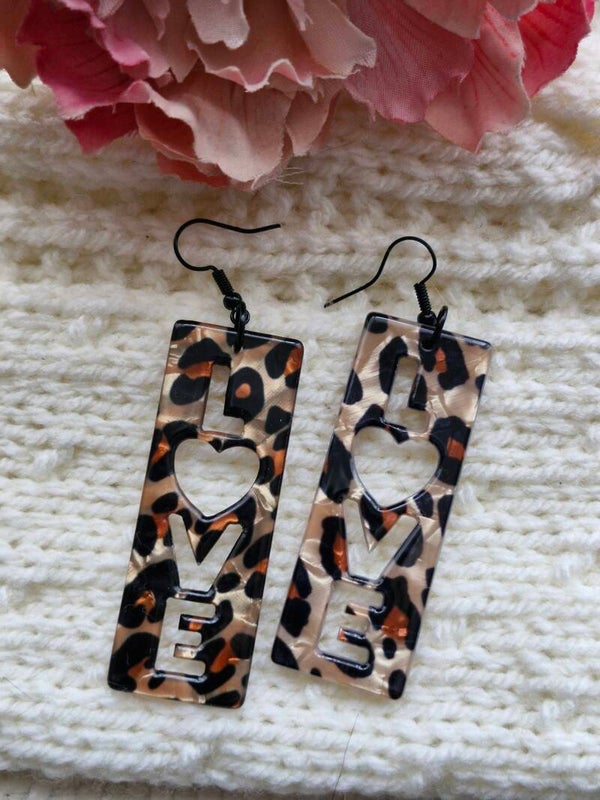 Boucles d'oreilles Brune
