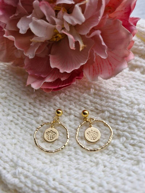 Boucles d'oreilles Opale