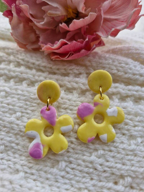 Boucles d'oreilles Fleur