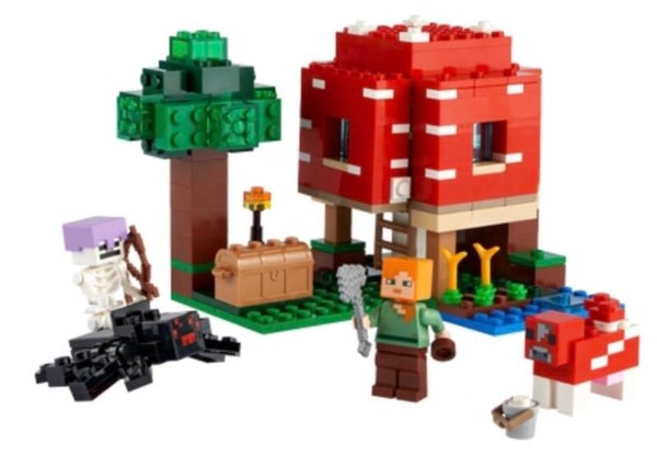 Set 21179 Minecraft het paddenstoelenhuis te koop - 2e hands