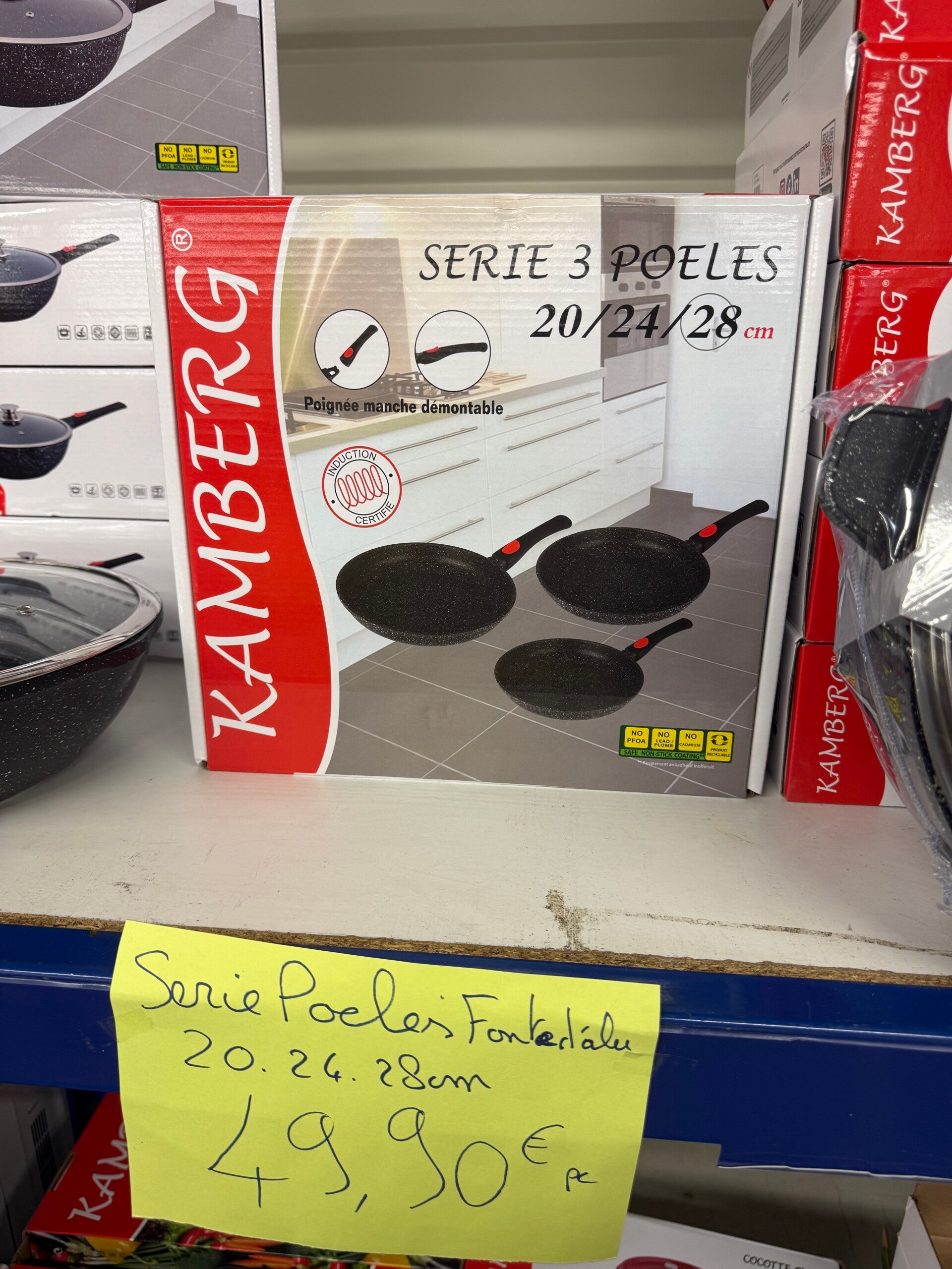 SERIE DE POELE 20.24.28CM