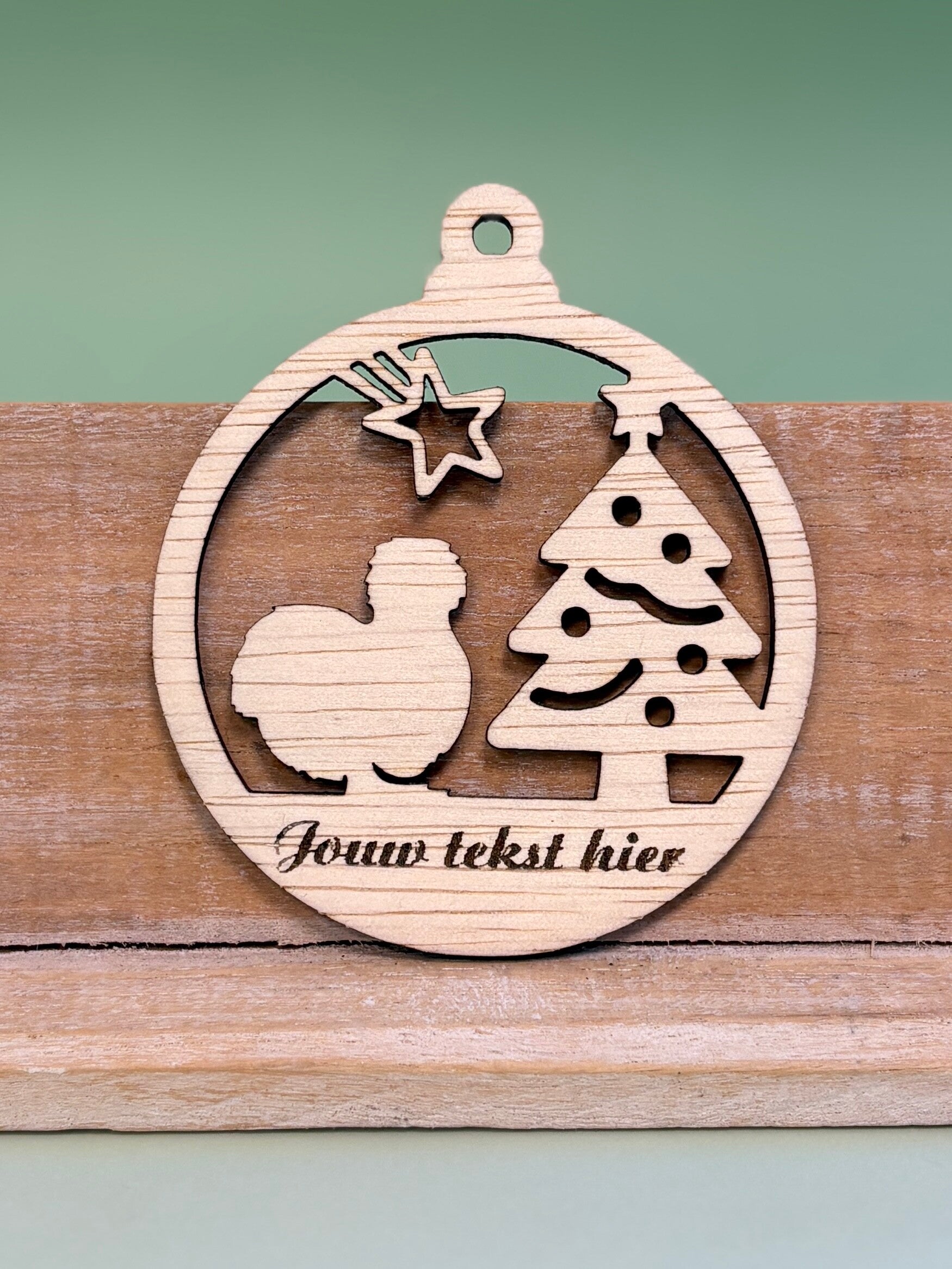 Kerstbal - Zijdehoen Vallende Ster