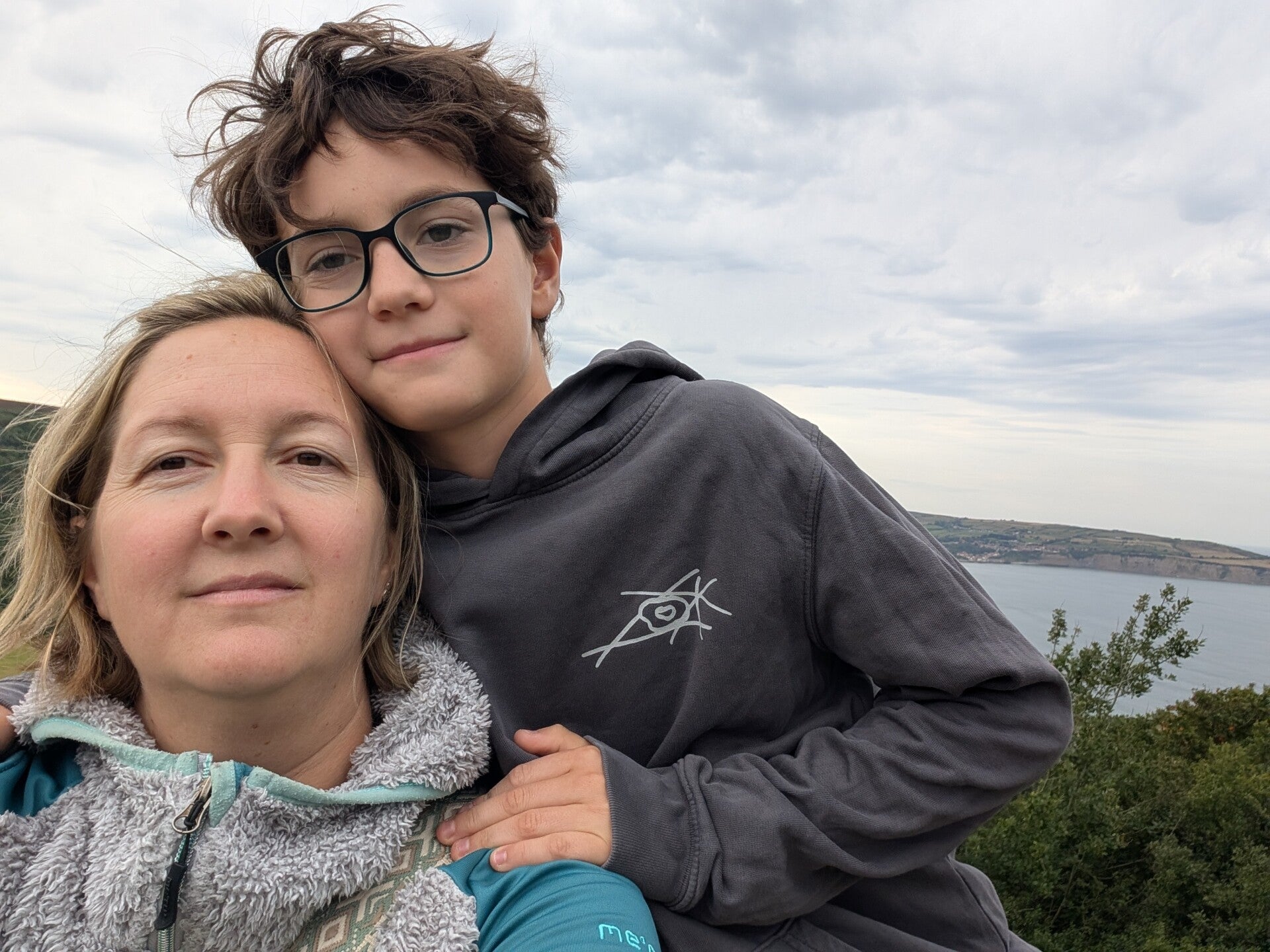 Gudrun mit Kind