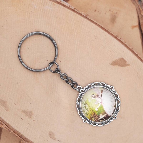 sleutelhanger elf 14 zilver