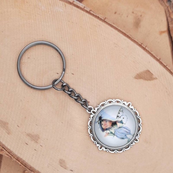 sleutelhanger elf 16 zilver