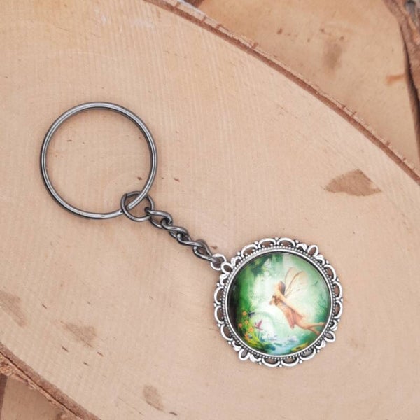 sleutelhanger elf 19 zilver