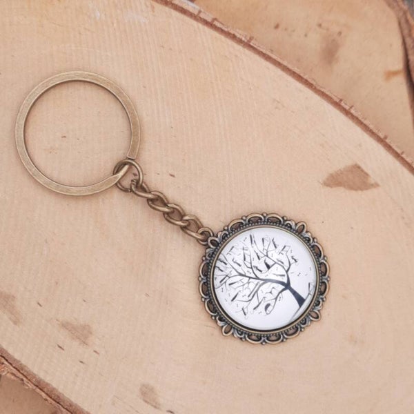 sleutelhanger boom  brons