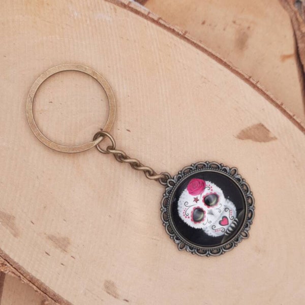 sleutelhanger uil brons