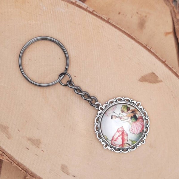 sleutelhanger elf 7 zilver