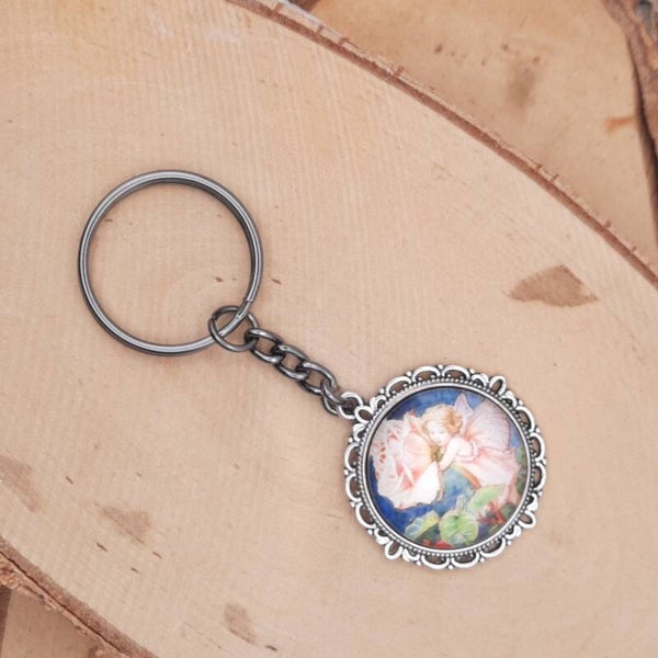 sleutelhanger elf 8 zilver
