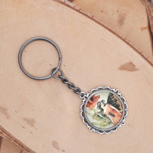 sleutelhanger elf 9 zilver