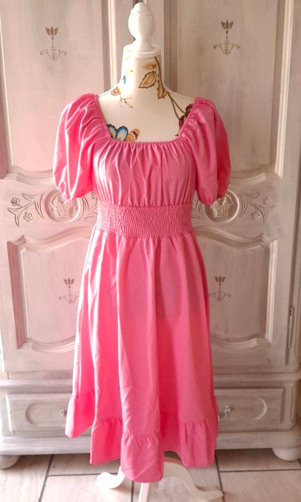 Jurk – Fuchsia Roze
