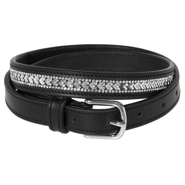 Harry's Horse Riem Leder Sparkling Arrow Zilver