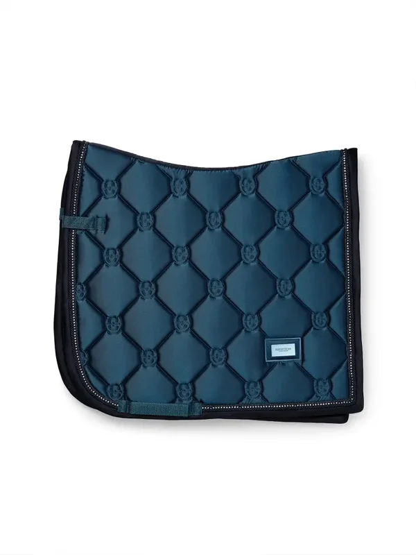 Equestrian Stockholm Dressuur Zadeldekje Crystal Shine Blue Meadow