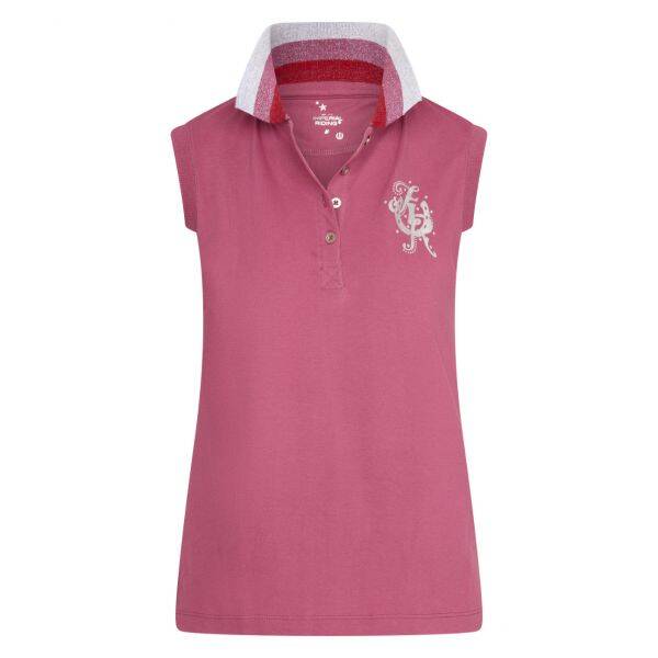 IRH Polo Shirt Mouwloos IRHFrenzie Roze