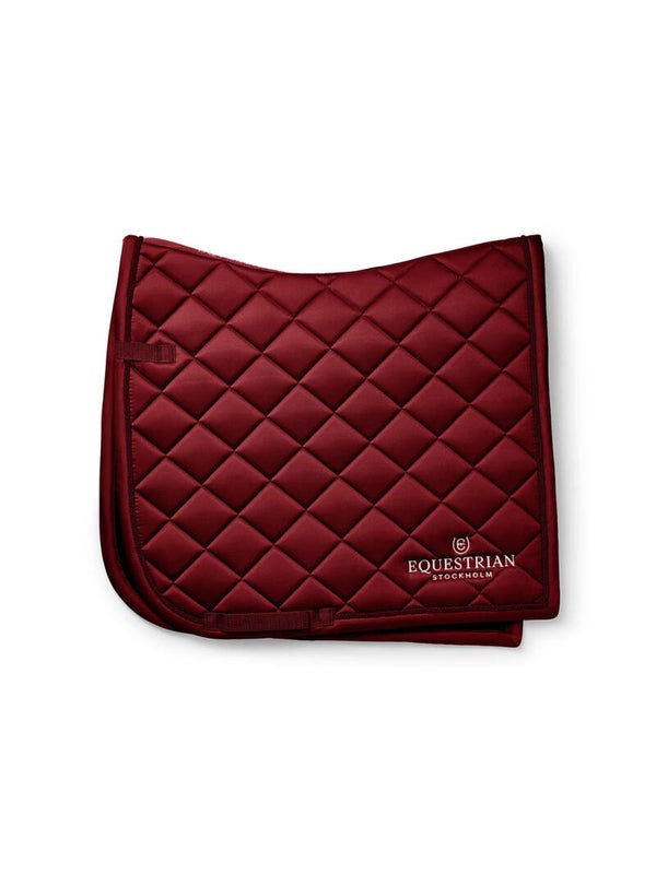 Equestrian Stockholm Dressuur Zadeldekje Line Bordeaux
