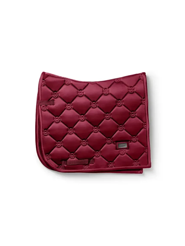 Equestrian Stockholm Dressuur Zadeldekje Satin Merlot
