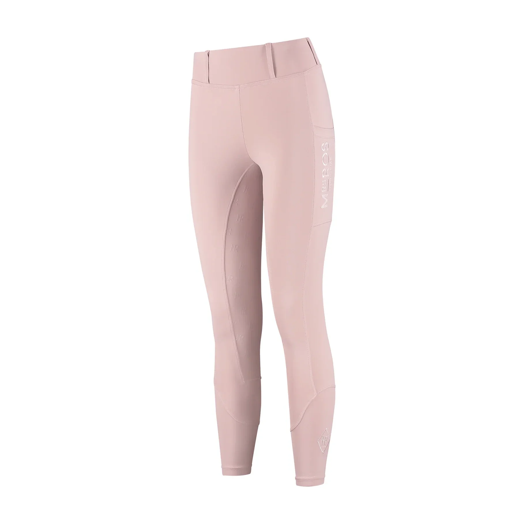 Mrs Ros Silhouette Riding Breeches Blush Noir
