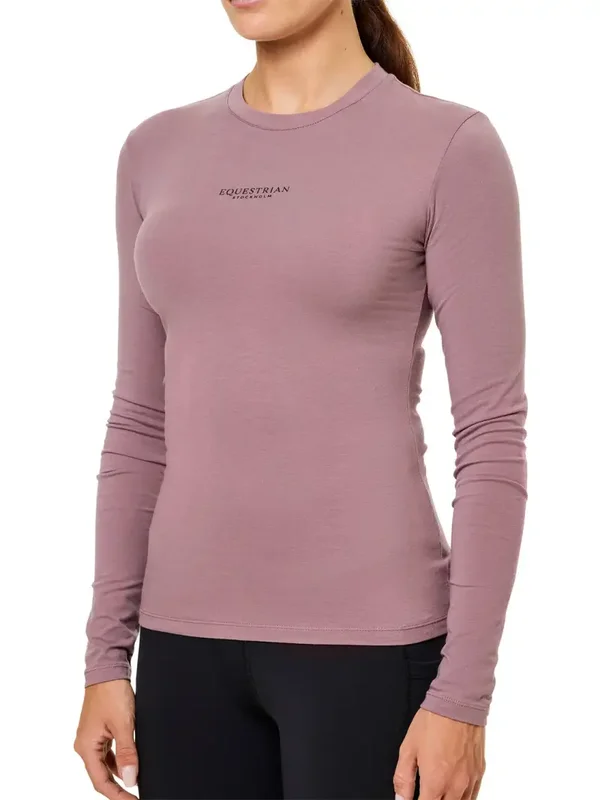 Equestrian Stockholm Soft Cotton Base Layer Blush