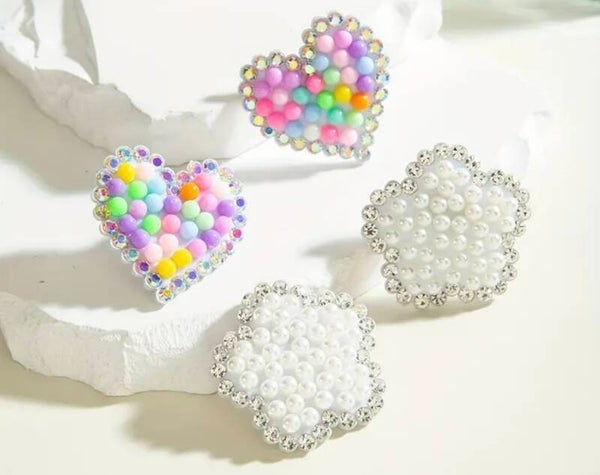 🍭 Sweet Candy Studs (Set van 4)