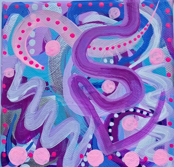 Purple Abstract 6