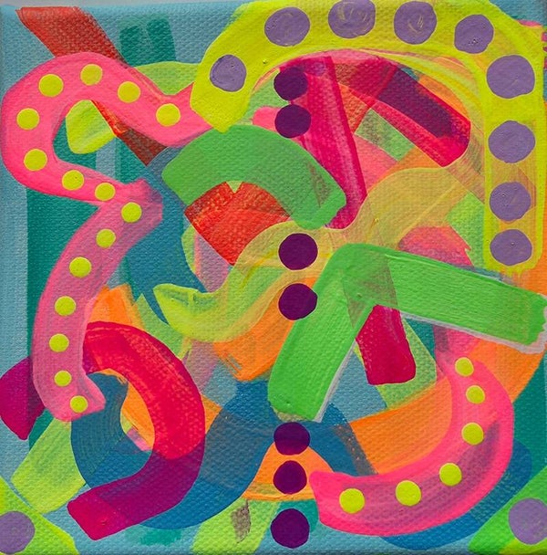 Turquoise Abstract 1
