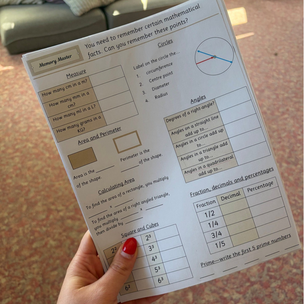 SATS Maths Morning Work
