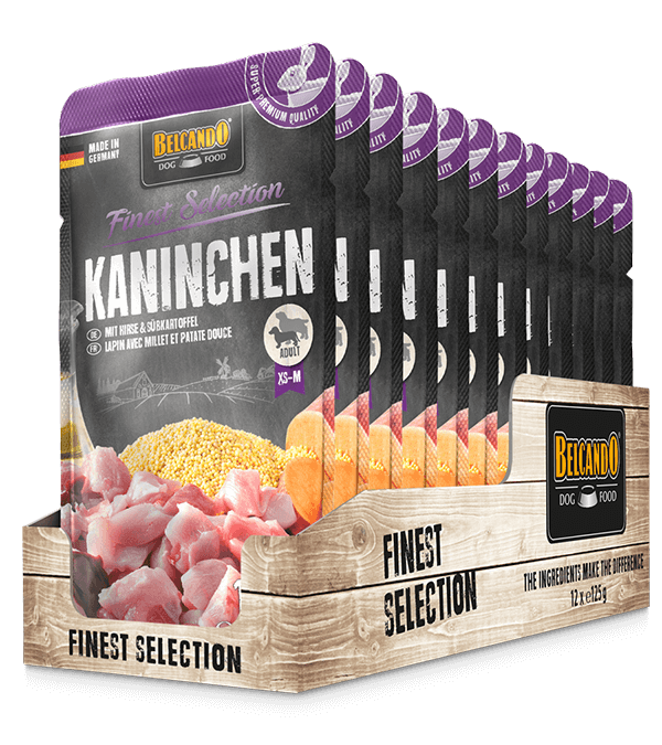 BELCANDO Kaninchen m. Hirse 12x125g