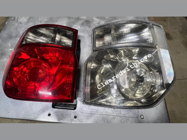 03-08 Honda Element Clear Tail Lights