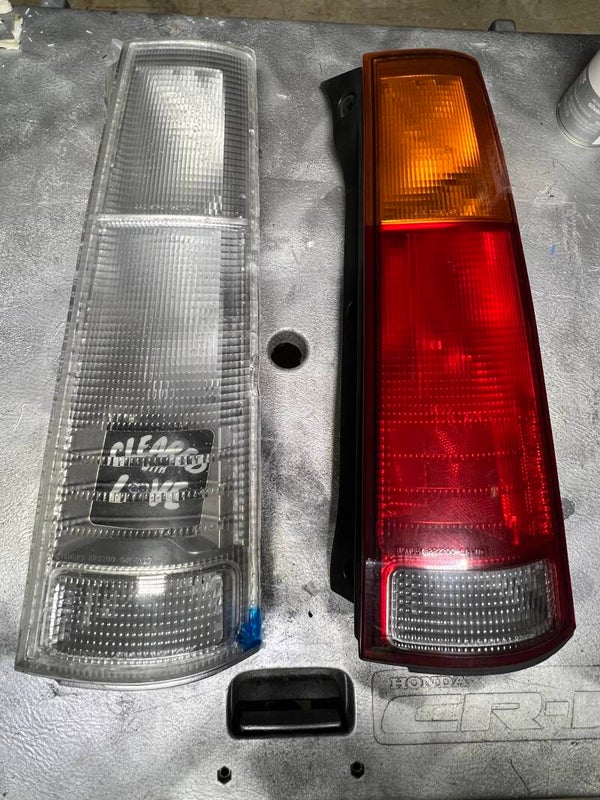 97-01 Honda CRV Clear Taillights LENSES ONLY