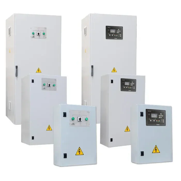 Panneau de contrôle pour la commutation de réseaux ATS – De 25 à 2000 kVA