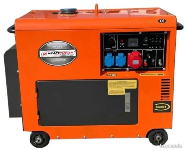 Groupe électrogène Diesel Silencieux Triphasé 9 KVA+ATS