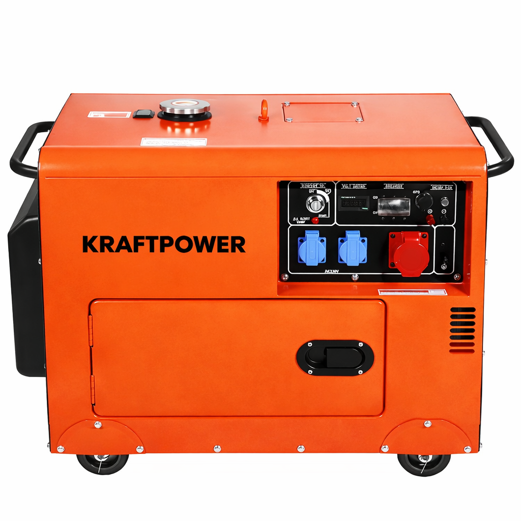 Groupe électrogène Diesel Silencieux Triphasé 9 KVA+ATS