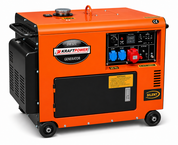 Groupe électrogène Diesel Silencieux Triphasé 9 KVA+ATS