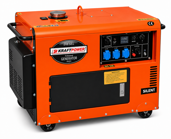 Groupe électrogène Diesel Silencieux Monophasé 9 KVA+ATS